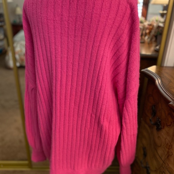 Aerie Pink Ribbed Sweater - Picture 4 of 7